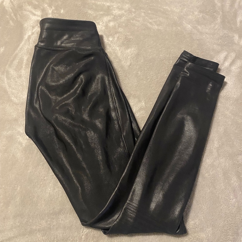 Spanx leather leggings